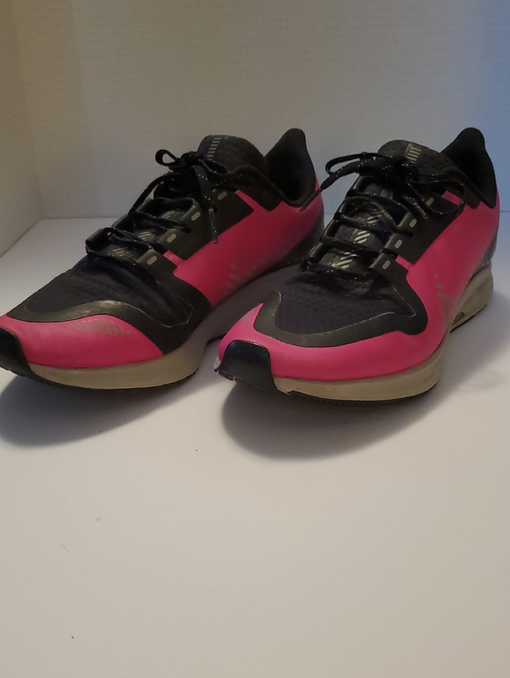 Nike Air Zoom Pegasus 36 Shield Pink Black Athletic Running Sneakers Size 9